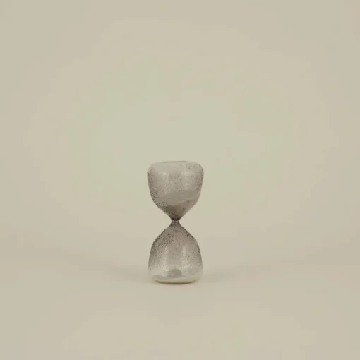 Online Home Trigon 10 Min. Hourglass, 7.3x15.5cm, Grey Ornaments