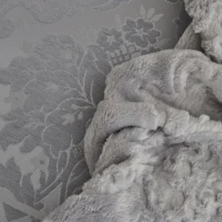 Hot Home Tugba 8-Piece Bedding Set, Double, Silver Bedding Sets