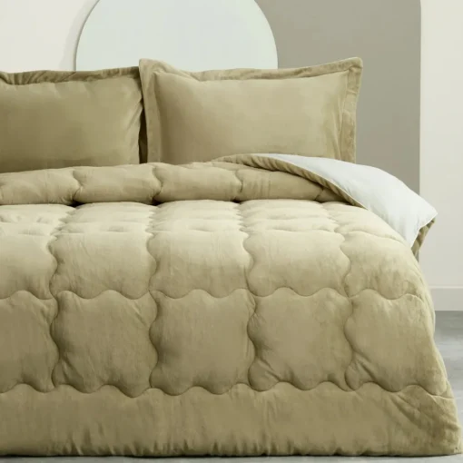 Discount Home Viny Soft Dream Comfort Bedding Set Old, Double, Green Bedding Sets|Duvets