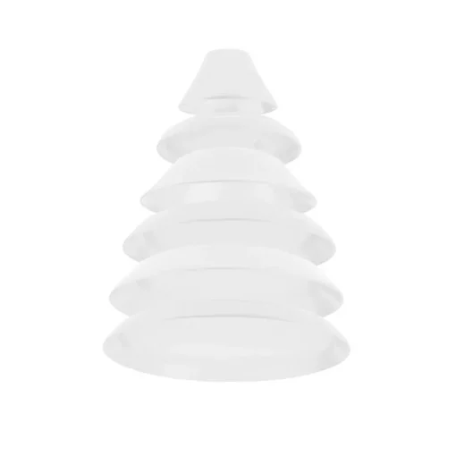 Discount Hussein Chalayan Digital 6-Piece Fine Pearl Dinner Set, White See All Dinner Sets|Fine Bone Dinner Sets