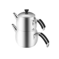 Outlet Iklim Mini Size Teapot, Small, Silver Turkish Teapots