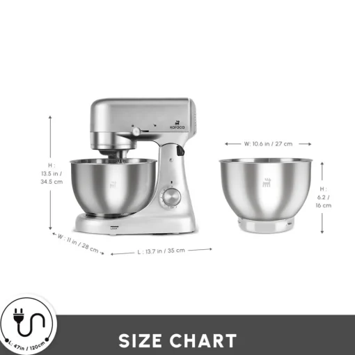 Best Ironmax Cast Stand Mixer, 5L, 1000W, Stand Mixers
