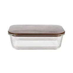 New Karya Acacia Storage Container, 1300ml, Storage Containers