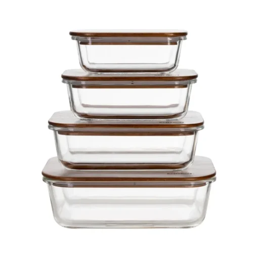 Sale Karya Acacia Storage Container, 400ml, Storage Containers