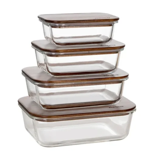 Karya Acacia Storage Container, 950ml, Storage Containers