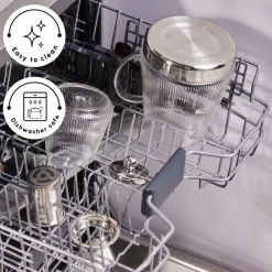 Sale Keops Borosilicate Glass Teapot Set, Transparent Silver Turkish Coffee Pots|Turkish Teapots