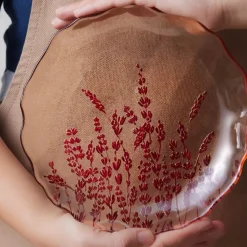 Outlet Lavander 7-Piece Serveware Set for 6 People, Red See All Serveware Sets|Glass Serveware Sets