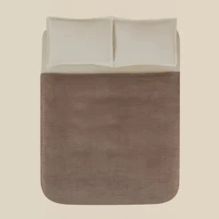 Leaves Wellsoft Blanket, Double, 200x220cm, Stone Throws & Blankets