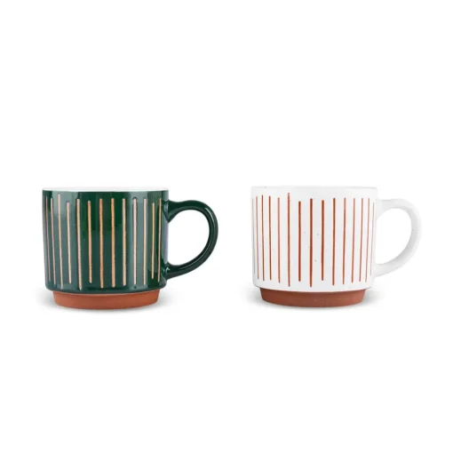 New Lily 2-Piece Mug Set, 320 ml,Multi Mugs