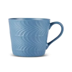 Hot Lily 2-Piece Mug Set, 320 ml,Blue, White Mugs