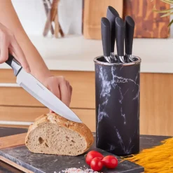 Hot Marble 5 Piece Knife Block Set, Knife Sets