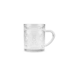 Outlet Margo 6-Piece Glass Turkish Tea Set for 6 People, 155ml, Transparent Turkish Tea Sets