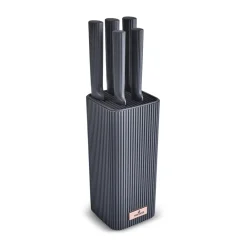 Hot Massimo Line 6-Piece Stainless Steel Knife Set, Anthracite Knife Sets