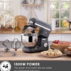 Online Mastermaid Chef Pro Zero Side Tech Stand Mixer, 5L, 1500W, Space Grey Stand Mixers