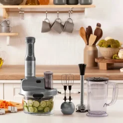 Discount Mastermaid Steel Glass 8 in 1 Food Processor, 2500W, Food Processors