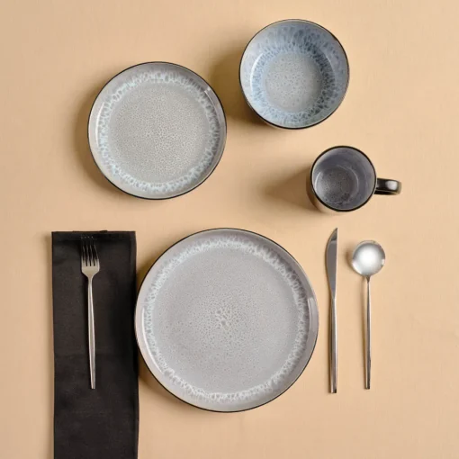 Clearance Messina Reactive Glaze 16-Piece Dinner Set for 4 People, Multi See All Dinner Sets|Reactive Glaze Dinner Sets