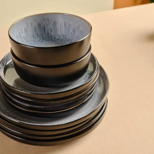 Clearance Messina Reactive Glaze 16-Piece Dinner Set for 4 People, Multi See All Dinner Sets|Reactive Glaze Dinner Sets