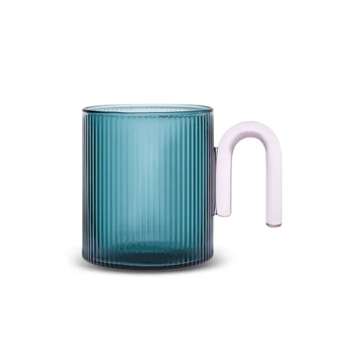 Best Miracle Glass Mug, 320ml, Blue Mugs