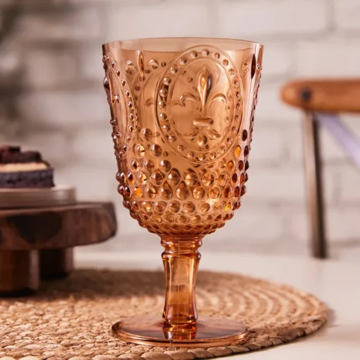 Discount Moise Acrylic Wine Glass, 450ml, Orange Wine And Champagne Glasses