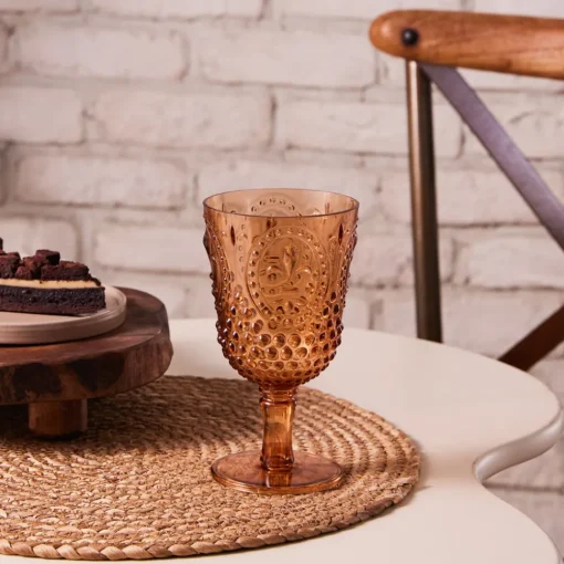 Discount Moise Acrylic Wine Glass, 450ml, Orange Wine And Champagne Glasses