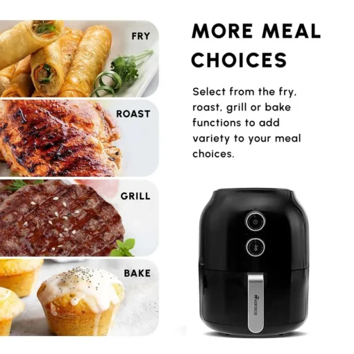 Hot Multifry Single Pan Air Fryer, 3.5L, 1300W, Black Air Fryers