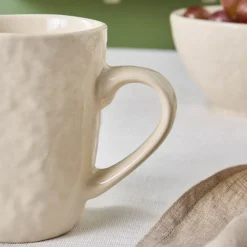 Online Nebula Stoneware Mug, 355ml, Beige Mugs