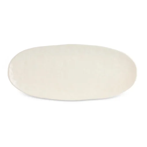 Best Nebula Stoneware Serving Platter, 33cm, Beige Serving Platters
