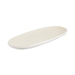 Best Nebula Stoneware Serving Platter, 33cm, Beige Serving Platters