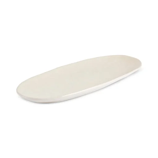 Best Nebula Stoneware Serving Platter, 33cm, Beige Serving Platters