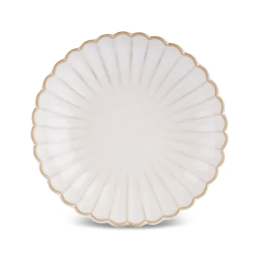 New Daisy Stoneware Pasta Bowl, 19cm, White Pasta Bowls