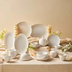 Hot New Daisy Stoneware Sugar Bowl, 230ml, White Storage Jars