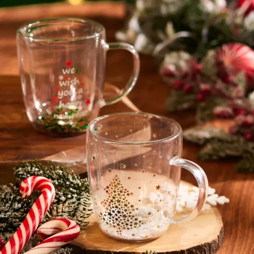 Discount New Year Christmas Pia Double Trimmed Star Mug, 350ml, Mugs