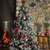 Sale New Year Christmas Pine Unlit Christmas Tree, 210cm, Green Ornaments
