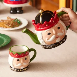 Outlet New Year Christmas Nutcracker Mug, 13cm, Multi Mugs