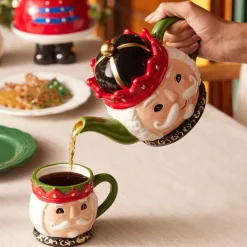 Outlet New Year Christmas Nutcracker Mug, 13cm, Multi Mugs