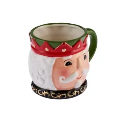 Outlet New Year Christmas Nutcracker Mug, 13cm, Multi Mugs