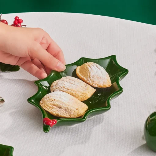 Outlet New Year Christmas Butcher's Broom Large Serving Platter 22cm, Multi Serving Platters