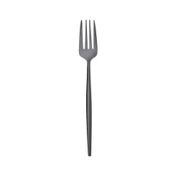 Hot Orion 30-Piece Stainless Steel Cutlery Set for 6 People, Shiny Black Cutlery Sets