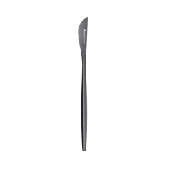 Hot Orion 30-Piece Stainless Steel Cutlery Set for 6 People, Shiny Black Cutlery Sets