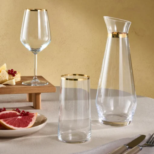 New Orlando 25-Piece Mixed Glass Set for 12 Person, Mixed Glass Sets