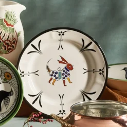 Outlet Paye Seljuk Collection Porcelain Dinner Plate, 26cm, White Multi Dinner Plates