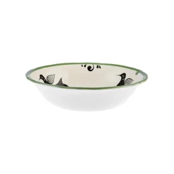 Hot Paye Seljuk Collection Porcelain Serving Bowl, 24cm, Green Multi Bowls