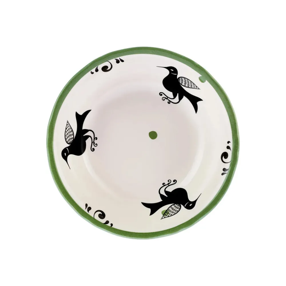 Hot Paye Seljuk Collection Porcelain Serving Bowl, 24cm, Green Multi Bowls