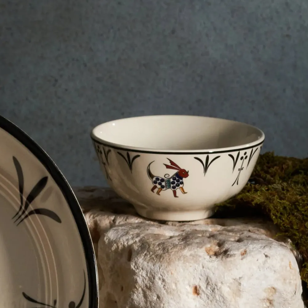 Clearance Paye Seljuk Collection Porcelain Snack Bowl, 12cm, Red Multi Bowls