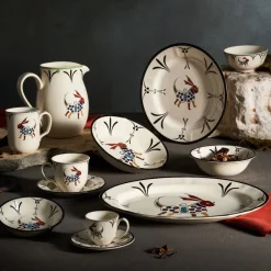 Clearance Paye Seljuk Collection Porcelain Snack Bowl, 12cm, Red Multi Bowls