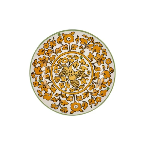 Clearance Paye Seljuk Collection Porcelain Side Plate, 16cm, Yellow Multi Side Plates