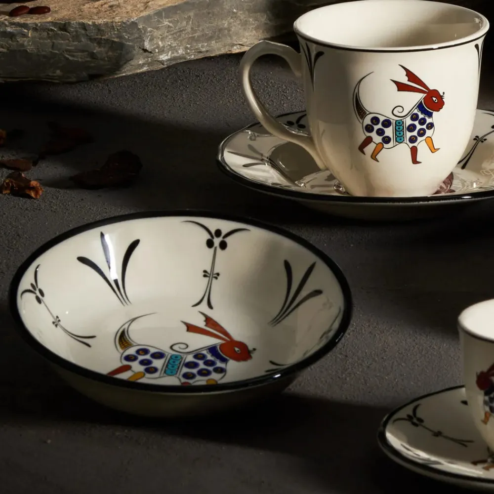 Outlet Paye Seljuk Collection Porcelain Snack Bowl, 14cm, Multi Bowls