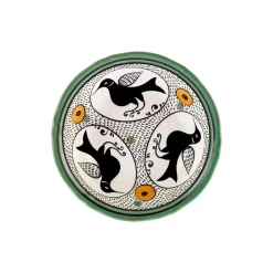 Paye Seljuk Collection Porcelain Serving Bowl, 24cm, Green Multi Bowls