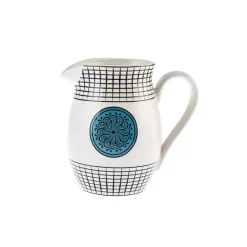 New Paye Seljuk Collection Porcelain Pitcher, 1500ml, Blue Multi Decanters