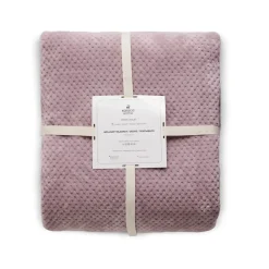 Pearl Baby Fleece Wellsoft TV Blanket, 130cmx150cm, Violet Throws & Blankets